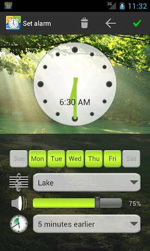 sony alarm clock nature sounds
