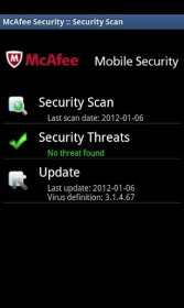 McAfee Mobile Security - надежная защита от кражи и вирусов